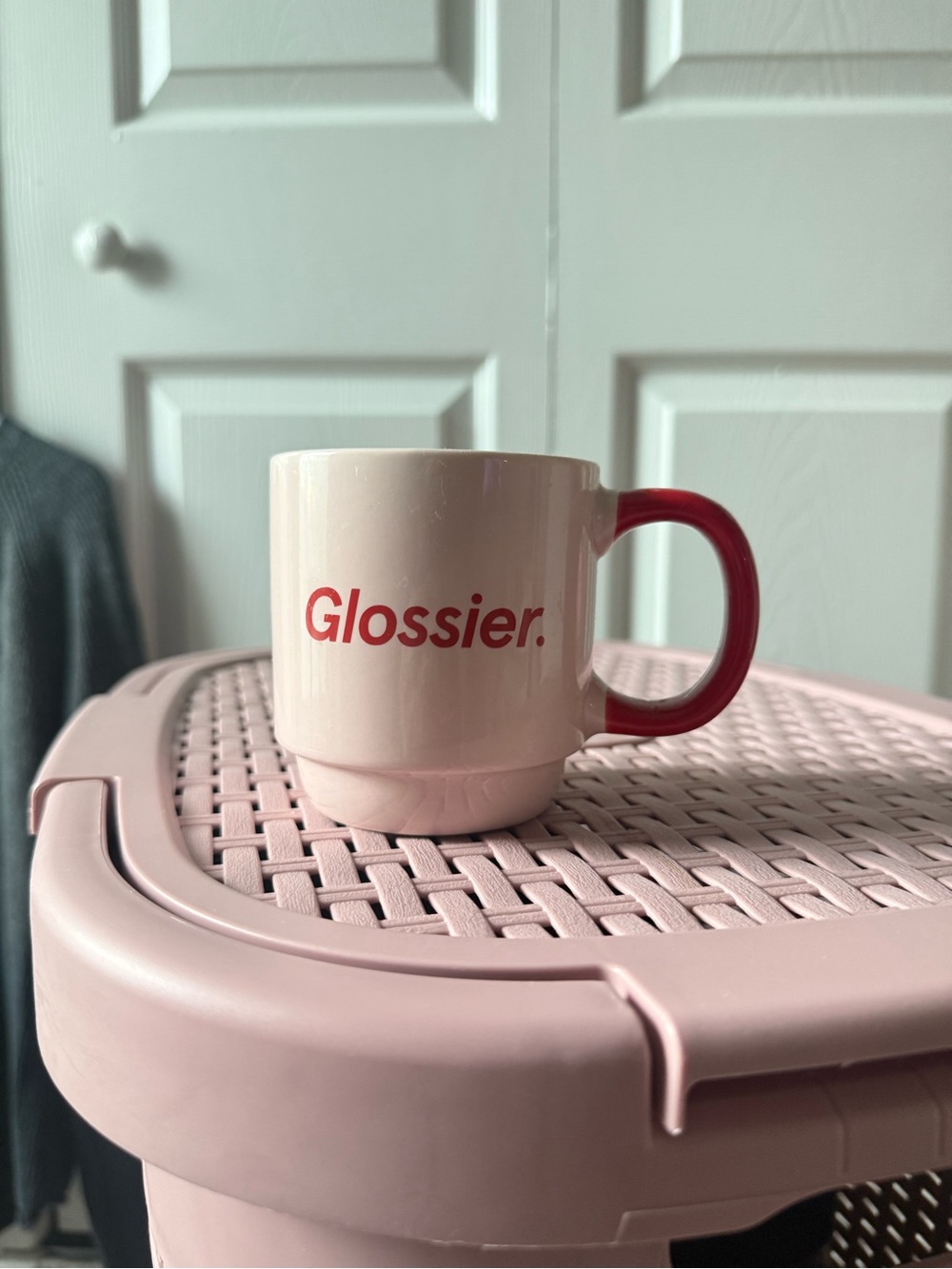 Glossier 3 Eyed Smile Mug
